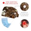 2-Pc,Bouffant Nurse Hats,Scrub Cap Adjustable Scrub Hats with Sweatband,Easter Eggs Rabbit view 2