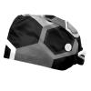 2-Pc,Bouffant Nurse Hats,Scrub Cap Adjustable Scrub Hats with Sweatband,Black and White Hexagon view 1