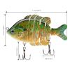 BASSDASH SwimPanfish Multi Jointed Panfish Bluegill Swimbaits Hard Topwater Bass Lures Fishing Lure Crank Saltwater 3.5in/0.85oz view 2