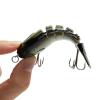 BASSDASH SwimPanfish Multi Jointed Panfish Bluegill Swimbaits Hard Topwater Bass Lures Fishing Lure Crank Saltwater 3.5in/0.85oz view 3