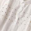 Deals of The Day Spring Tops for Women 2023 Trendy Clearance Pale Blue Dot Plus Size Long Sleeve Tshirts Womens Western Wear Clothing Womens Half Sleeve Tops Amazon Warehouse Deals view 3