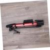KOMBIUDA Portable Aluminum Alloy Bike Pump High Volume Floor Pump for Road Mountain Bikes Lightweight and Multi-Valve Compatible for Tires Balls and Inflatable Toys Red view 2