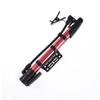 KOMBIUDA Portable Aluminum Alloy Bike Pump High Volume Floor Pump for Road Mountain Bikes Lightweight and Multi-Valve Compatible for Tires Balls and Inflatable Toys Red view 4