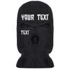 Custom Text Name Logo Embroidery 3 Holes Full Face Cover Ski Mask Winter Outdoor Sports Knitted Balaclava for Men Women view 1