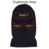 Custom Text Name Logo Embroidery 3 Holes Full Face Cover Ski Mask Winter Outdoor Sports Knitted Balaclava for Men Women view 2