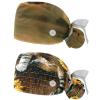 2-Pc,Nurse Scrub Caps,Scrub Hats with Buttons and Cotton Sweatband,Boat River Sunset Hot Air Balloon view 1
