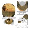 2-Pc,Nurse Scrub Caps,Scrub Hats with Buttons and Cotton Sweatband,Boat River Sunset Hot Air Balloon view 4