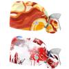 YTYVAGT 2-Pc,Gourd-Shaped Working Cap,Fisherman Hat with Buttons and Cotton Sweatband,Bacon Eggs Food Pattern view 1
