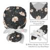 2-Pc,Gourd-Shaped Working Cap,Fisherman Hat with Buttons and Cotton Sweatband,Flower Daisy Dots view 4