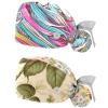 2-Pc,Gourd-Shaped Working Cap,Fisherman Hat with Buttons and Cotton Sweatband,Unicorn and Rainbow Clouds view 1
