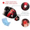 2-Pc,Nurse Scrub Caps,Scrub Hats with Buttons and Cotton Sweatband,Black Pet Dog and Music view 3