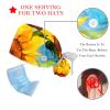 2-Pc,Nurse Scrub Caps,Scrub Hats with Buttons and Cotton Sweatband,Watercolor Cactus Blossom view 3