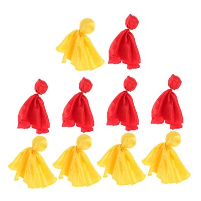 SUPVOX 10pcs Portable Soccer Penalty Flags Lightweight Referee Tossing Flags for Football Includes Red for and Accurate Calls