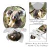 2-Pc,Gourd-Shaped Working Cap,Fisherman Hat with Buttons and Cotton Sweatband,Australia Koala Bear Lazy Animal view 4