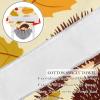 2-Pc,Gourd-Shaped Working Cap,Fisherman Hat with Buttons and Cotton Sweatband,Autumn Animals view 2