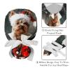 YTYVAGT 2-Pc,Gourd-Shaped Working Cap,Fisherman Hat with Buttons and Cotton Sweatband,Christmas Shihtzu Dog view 4