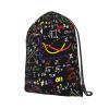 BREAUX Math Formula Print Drawstring Backpack Bag, Men'S Women'S Shopping Yoga Swimming Travel Sports Backpacks, Medium, Black view 2