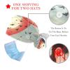 2-Pc,Nurse Scrub Caps,Scrub Hats with Buttons and Cotton Sweatband,Black and Gray Puppies view 3