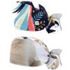 2-Pc,Gourd-Shaped Working Cap,Fisherman Hat with Buttons and Cotton Sweatband,Unicorn Animal Leaf Flower view 1