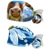 YTYVAGT 2-Pc,Gourd-Shaped Working Cap,Fisherman Hat with Buttons and Cotton Sweatband,Blue Sky Mountain Cow view 1
