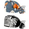 2-Pc,Gourd-Shaped Working Cap,Fisherman Hat with Buttons and Cotton Sweatband,All Kinds of Dogs view 1