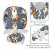 2-Pc,Gourd-Shaped Working Cap,Fisherman Hat with Buttons and Cotton Sweatband,All Kinds of Dogs view 4