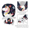 2-Pc,Gourd-Shaped Working Cap,Fisherman Hat with Buttons and Cotton Sweatband,Unicorn Animal Leaf Flower view 4