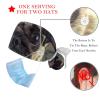 2-Pc,Nurse Scrub Caps,Scrub Hats with Buttons and Cotton Sweatband,Rudder and Lighthouse view 3