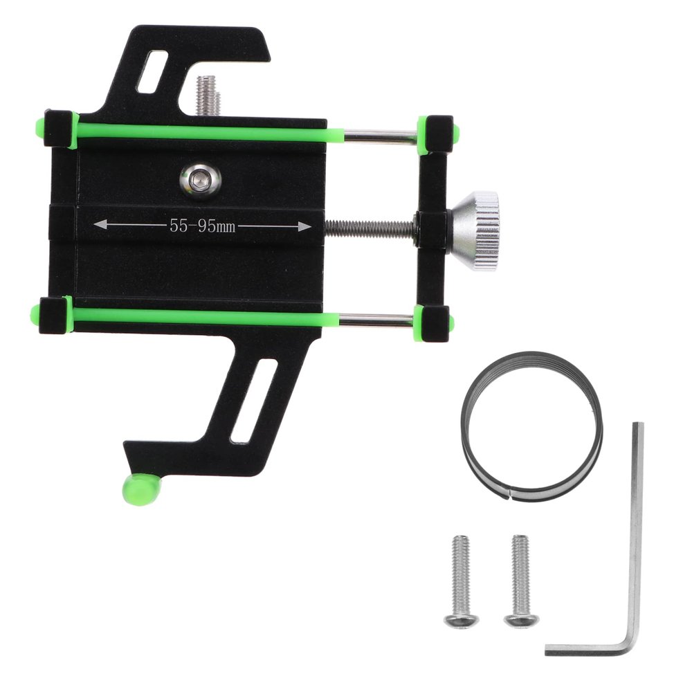 GLEAVI Bike Cellphone Support Mobile Phone Holder Handlebar Cell Phone Bike Mount Aluminum Alloy Stand