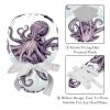 2-Pc,Nurse Scrub Caps,Scrub Hats with Buttons and Cotton Sweatband,Abstract Ocean Octopus view 4