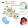 2-Pc,Nurse Scrub Caps,Scrub Hats with Buttons and Cotton Sweatband,Abstract Dragonfly view 3