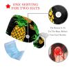 YTYVAGT 2-Pc,Gourd-Shaped Working Cap,Fisherman Hat with Buttons and Cotton Sweatband,Christmas Forest view 3