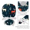 YTYVAGT 2-Pc,Gourd-Shaped Working Cap,Fisherman Hat with Buttons and Cotton Sweatband,Christmas Forest view 4