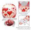 2-Pc,Gourd-Shaped Working Cap,Fisherman Hat with Buttons and Cotton Sweatband,Valentines Day Love Heart view 4