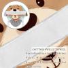 2-Pc,Nurse Scrub Caps,Scrub Hats with Buttons and Cotton Sweatband,Cartoon Bear Winter Balloon view 2