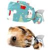 2-Pc,Gourd-Shaped Working Cap,Fisherman Hat with Buttons and Cotton Sweatband,Christmas Camel Snowflake view 1