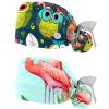 2-Pc,Gourd-Shaped Working Cap,Fisherman Hat with Buttons and Cotton Sweatband,Cartoon Bird and Owl view 1