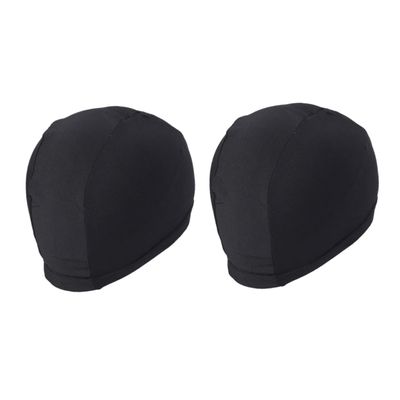 Outanaya Swim Cap for Long Hair Women Men Stretchable Polyester Comfort Fit Uv Protected