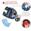 2-Pc,Nurse Scrub Caps,Scrub Hats with Buttons and Cotton Sweatband,Vintage Baseball Gloveball Sport view 3