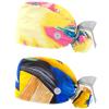 2-Pc,Nurse Scrub Caps,Scrub Hats with Buttons and Cotton Sweatband,Abstract Art Texture Pattern view 1