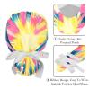 2-Pc,Nurse Scrub Caps,Scrub Hats with Buttons and Cotton Sweatband,Abstract Art Texture Pattern view 4