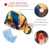 2-Pc,Nurse Scrub Caps,Scrub Hats with Buttons and Cotton Sweatband,African Grassland Elephant Animal view 3