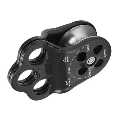 GLOGLOW Tree Climbing Pulley,Rock Hitch Climber Pulley Equipment with 3 Hole Side Plat Compact Climber Pulley for Downhill and Rescue, Default, GLOGLOW6o7xyv1450
