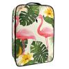 Travel Shoe Bag,Waterproof Portable Organizer Storage Shoe Pouch,Flamingo and Leaves Banana view 1