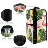 Travel Shoe Bag,Waterproof Portable Organizer Storage Shoe Pouch,Flamingo and Leaves Banana view 4