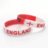 4 Pieces of European Cup Cheer Silicone Wristbands, Football Cheer Wristbands, Basketball and Volleyball Fan Souvenir Wristbands (England, One Size, England) view 2