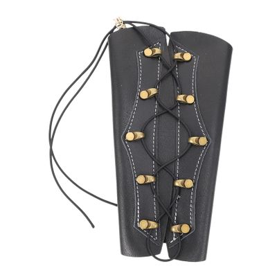 SUPVOX 1pc Multi-Functional Arm Guard for Ergonomic Leather Forearm Protector for Traditional and Recurve Shooting Comfortable and Design for Enhanced Performance
