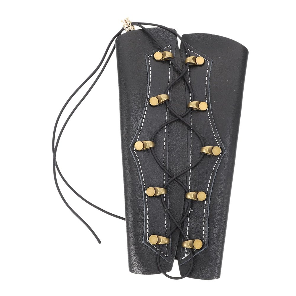 SUPVOX 1pc Multi-Functional Arm Guard for Ergonomic Leather Forearm Protector for Traditional and Recurve Shooting Comfortable and Design for Enhanced Performance