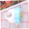 balacoo Funny Chrysanthemum Bike Bell for Boy Girl Blue and White Handle Bar Bell Easy to Install Cycling Ring Alarm with Clear Tone Design for Boy Girl Bicycles view 2
