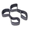 LIOOBO 2pcs Weightlifting Wrist Straps Durable Figure Eight Deadlift Straps for Enhanced Grip Support Weight Training Bodybuilding and Fitness for Men Women view 1